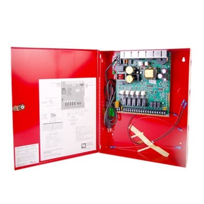 Fuente de poder de 24 v cd convencional para alimentación de detectores de 24 Vcc o como salida de sirena de 24 V CD