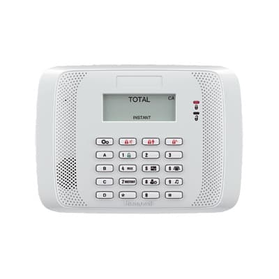 Teclado LCD de palabras fijas con receptor inalambrico bidireccional