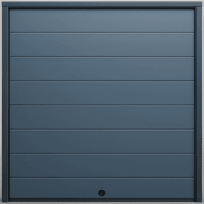 Puerta D / Garage D / Alta Calidad / Linea Central / Color GRIS /  acabdo DELUXE / 12X7 pies / AISLADA / Estilo Americana.