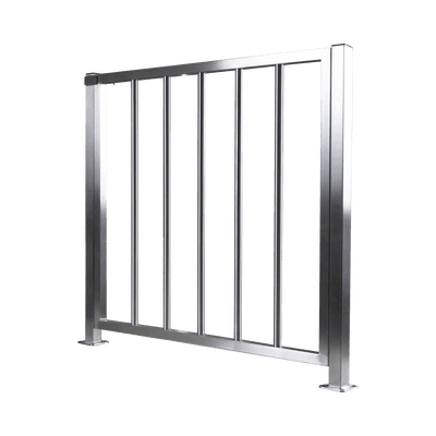 Puerta de Acero Inoxidable de Medio Cuerpo / Paso de 100 Centímetros de Ancho Ideal Para Dar Accesos que no Caben Por su Torniquete / Altura de 90 Centímetros