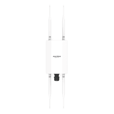 Punto de Acceso Súper WiFi 6 y PTMP para Exterior, Hasta 250 m de Cobertura, Doble Banda Simultanea, 574 Mbps en 2.4 GHz y 1.2 Gbps en 5GHz, 256 Usuarios Concurrentes  por Banda,  Administración en Nube Gratis con INSIGHTS