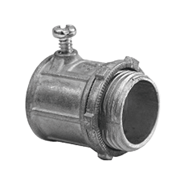 Conector de 1 1/4" para Tubo Pared Delgada con Tornillos Opresores.