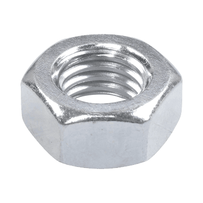 Tuerca Hexagonal Galvanizada de 3/4" (19 mm).