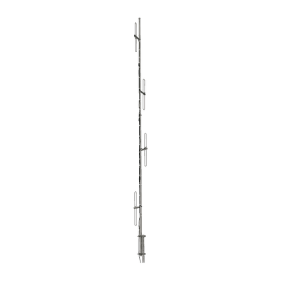Antena Base VHF, de 4 Dipolos, Rango de Frecuencia 138 - 150 MHz.