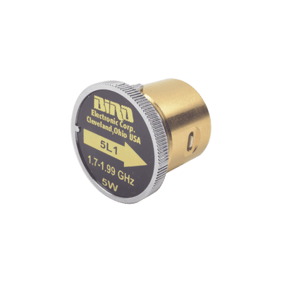 Elemento de 5 Watt en linea 7/8" para Wattmetro BIRD 43 en Rango de Frecuencia de 1700-1990 MHz.