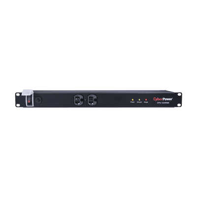 Supresor de Picos de 1800J En Rack Con 2 Tomas NEMA 5-20R y 10 NEMA 5-20R Traseras Con Circuit Breaker de 20A, Clavija NEMA 5-20P