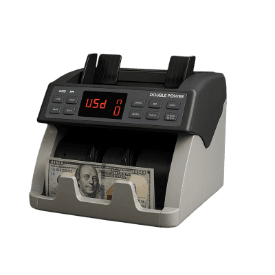 Contadora de Billetes Profesional DP7311S — Detección Anti-Falsos MG+IR+UV / 1,500 bpm