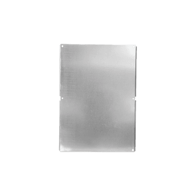 Panel Metálico Galvanizado para Gabinete TXG-5070. Se puede usar como panel genérico para armado de sistemas electrónicos.