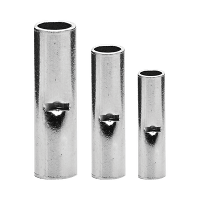 Conector a tope / Sin aislar / 12 - 10 AWG / Sin color / Paquete de 25 piezas.