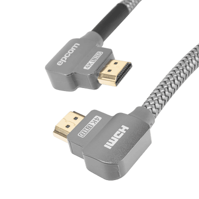 Cable HDMI Ángulo 90° | 2 Metros (6.56 Pies) | Alta Definición | Versión 2.0 | Alta Velocidad 18Gbps | 4K@60Hz |
