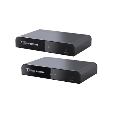 Kit extensor HDMI de 120 metros con loop HDbitT, Cat 5e/6 / Soporta hasta 253 Rx / Protocolo HDbitT, compatible con HDCP. 