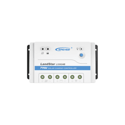 Controlador Solar PWM / 30A / 12/24V / RS-485 / Baterías Gel-AGM-Selladas / Parámetros Configurables