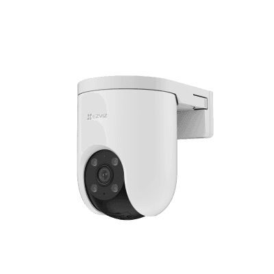 Cámara PT / Wi-Fi / Resolución 3 Megapixel (2K) / Audio de Dos Vías / Visión Nocturna en Color / AI Detección de Humanos y Vehículos / Defensa Activa con Sirena y Luz Estroboscópica / IP65 