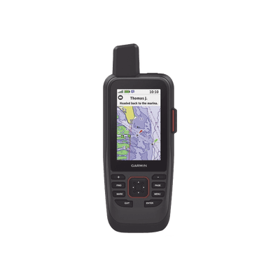GPS Portátil GPSMAP® 86sci / Pantalla Transflectiva 3" / Resolución 240x400 píxeles / Batería Recargable hasta 35 Horas / Memoria 16 GB / Brújula de Tres Ejes / Compatible con Garmin Connect™ / IPX7 / MIL-