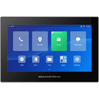 Estación de Intercomunicación SIP con Wi-Fi 6, Bluetooth y Control Total para Agendamiento de Salas y Edificios Inteligentes (Color Negro)