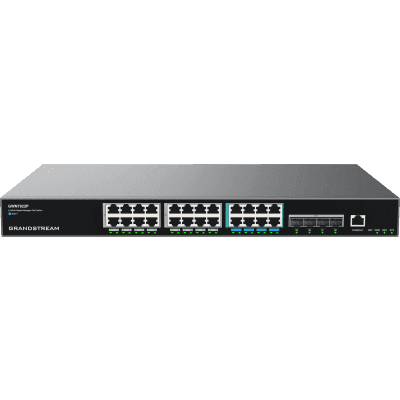 Switch PoE Multigigabit Capa 3 / 24 Puertos Ethernet PoE (16x 1G, 8x 2.5G)/ 4 Puertos SFP+ / PoE++ Dinámico / IPv6 e IPv4 / VLAN Avanzada / QoS / Stacking hasta 4 Dispositivos / Administración Web y CLI
