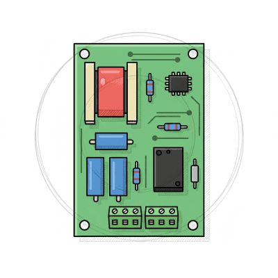 Tarjeta electronica de control de acceso para  torniquete central  DSK3B801L/M (K3B801A)