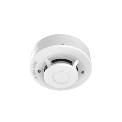 Detector de Humo Fotoeléctrico No Direccionable de 4 Hilos / DC 12 V / Algoritmos de Detección Avanzada / LED Duales 360° / Salida de Relé N/C o N/A / Montaje en Techo