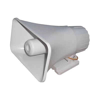 Sirena Cableada / 30 Watts / 120 dB / IP65 Exterior / Compatible con Cualquier Panel de Alarma / Policarbonato