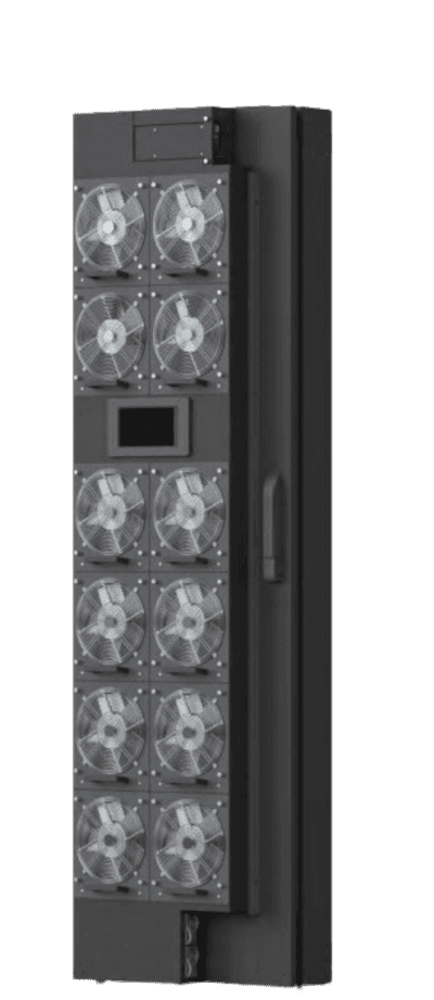 Enfriador de Puerta Trasera para Rack 42U / 800W Agua Refrigerada / 12 Ventiladores DC Hot-Swap / Ethernet SNMP Modbus / Hoffman RackChiller RDHX PRO