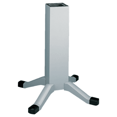 Pedestal de Acero con Patas para Gabinete HMI / 914 x 102 x 102 mm / Acero Suave / Pintura en Polvo Gris ANSI 61 / Altura Ergonómica 914 mm (36 in)