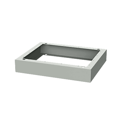 Base de Piso (Zocalo) de Aluminio para Gabinetes ComLine OSP de Medidas 700x600 mm, Color Gris