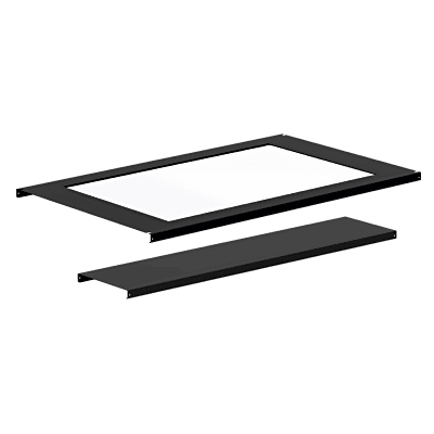 Panel de Techo con Ventana / 700x1200 mm / Sistema de Contención ProLine / Policarbonato 6 mm (0.22 in) / Marco Acero Calibre 16 / Acceso sin Herramientas / Cumple Códigos Supresión Incendios
