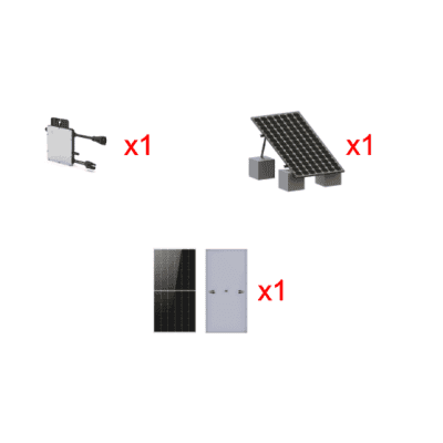 Kit Solar Interconexion  / 500 W  220Vca / Microinversores HOYMILES / Montaje Incluido  