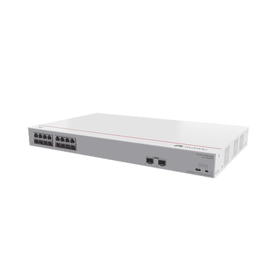 Switch Gigabit No Administrable PoE / 16 puertos 10/100/1000 Mbps (PoE) / 2 Puertos SFP Uplink / 124W