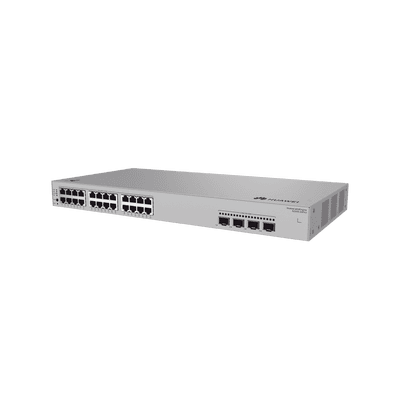 Switch de Acceso Gigabit Administrable PoE Capa 2 / 24 puertos 10/100/1000 Mbps (PoE) / 4 Puertos 2.5GE SFP Uplink  / ERPS / IMGP Snooping / DHCP Snooping / PoE Perpetuo / 400 W / Administración Nube Gratis