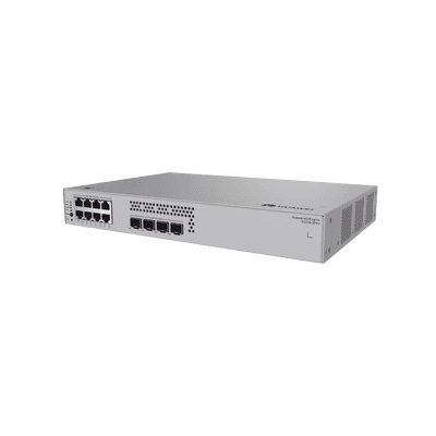 Switch de Acceso Gigabit Administrable PoE Capa 2 / 8 puertos 10/100/1000 Mbps (PoE) / 4 Puertos 2.5GE SFP Uplink  / ERPS / IMGP Snooping / DHCP Snooping / PoE Perpetuo / 128 W / Administración Nube Gratis
