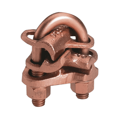 Conector mecánico para 2 cables en forma de cruz para  ranura A calibre mínimo 4 sol- 2/0 tre y ranura B 4 sol - 2/0 tre.