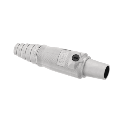 Conector Hembra Unipolar de 400 A 600 V CA/CC / Grado Industrial / Tornillos de fijación dobles/ Color Blanco.