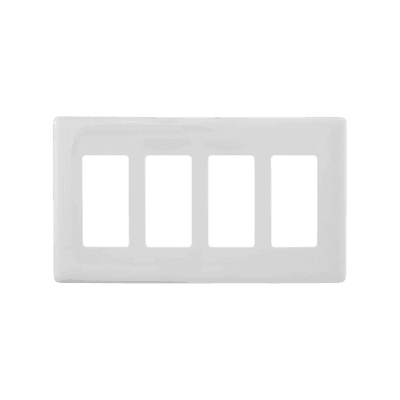 Tapa 4 Multigang/ Color Blanco.