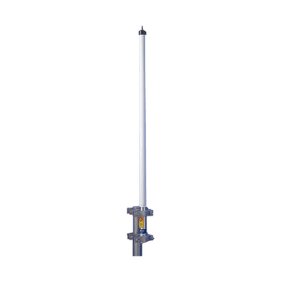 Antena base UHF 450-470 MHz, Fibra de Vidrio, 9 dB de Ganancia, Serie HD para Climas Difíciles