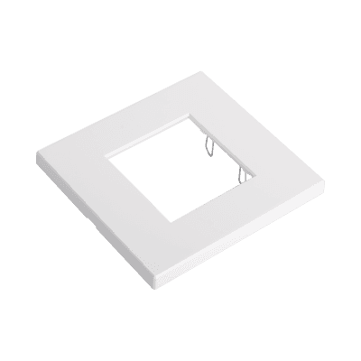 Marco Embellecedor Individual / 91 x 85 x 7 mm / Apertura 44 x 44 mm / Compatible con 10+ Módulos Helpnex / IP / PoE