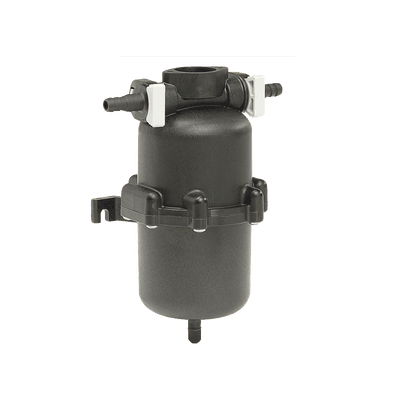 Mini tanque acumulador con capacidad de hasta 0.65 litros. 