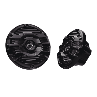 Par de Altavoz Marino de 6.5" / 2 Vías / 4 Ohm / 50W RMS / PP Resistente al Agua / Rejilla UV 