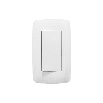 Apagador Sencillo de 127 V 10 A /Color Blanco.