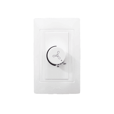 Dimmer Rotativo para Ventilador / 300 W 127 V CA / Color Blanco.