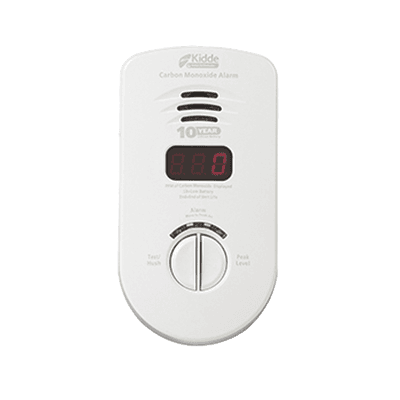 Alarma de Monóxido de Carbono 120 AC | Batería 10 años |  Display | Paquete de 3