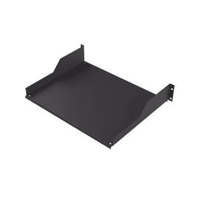 Charola para Soportar Equipos en Rack de 19 in, Profundidad de 34 cm, Color Negro, 2U