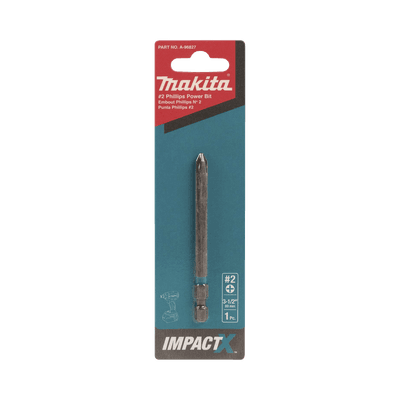 Punta phillips de 3-1/2" ( 89mm ) impact-x ph2 del # 2, blister con 1 pieza