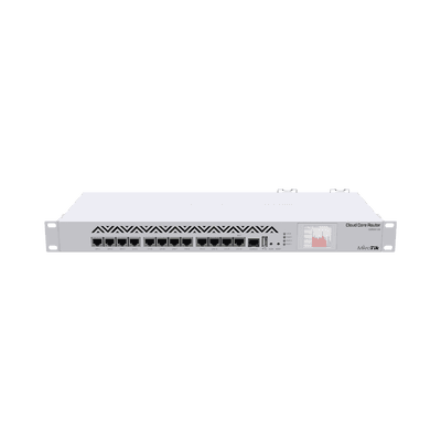 Cloud Core Router, CPU 16 Núcleos, Throughput 17.8Mpps/12Gbps, 12 Puertos Gigabit Ethernet, 2 GB Memoria