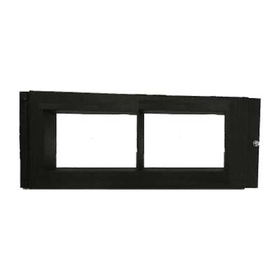 Placa de Revestimiento para Anunciador Gráfico NCD / se Instala en la Primer Fila de Gabinetes Serie CAB-4 de NOTIFIER / Color Negro