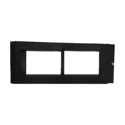 Placa de Revestimiento para Anunciador Gráfico NCD / se Instala en la Segunda, Tercera o Cuarta Fila de Gabinetes Serie CAB-4 de NOTIFIER / Color Negro