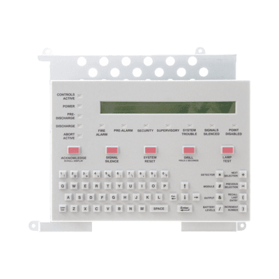 Teclado con Pantalla LCD de 80 Caracteres / para CPU2-640-SP y NFS-320-SP de NOTIFIER / Texto en Español