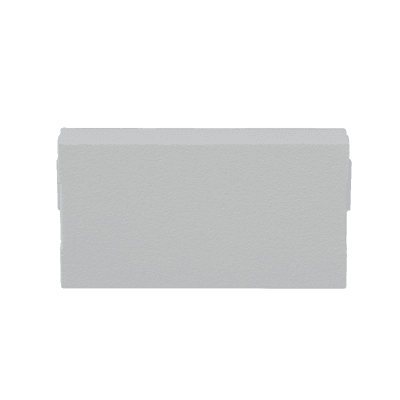 Módulo de Tapa Ciega (Inserto Ciego), de 1/3, Color Blanco, 1 Pieza