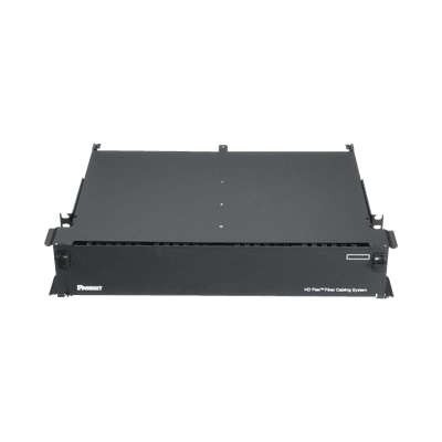 Panel de Distribución de Fibra Óptica, Acepta 12 Cassettes HD Flex y 144 Fibras por UR, Hasta 2 UR