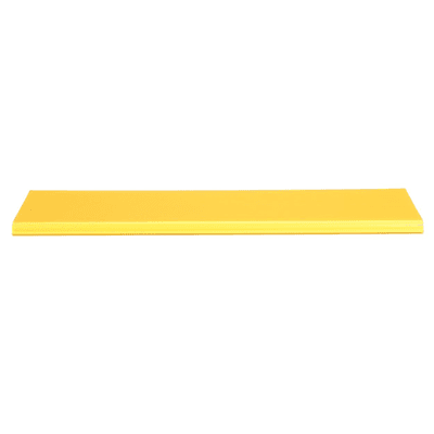Tapa Con Bisagra a Presión Para Canaleta FiberRunner™ FR6X4YL6, de PVC Rígido, Color Amarillo, 1.8 m de Largo